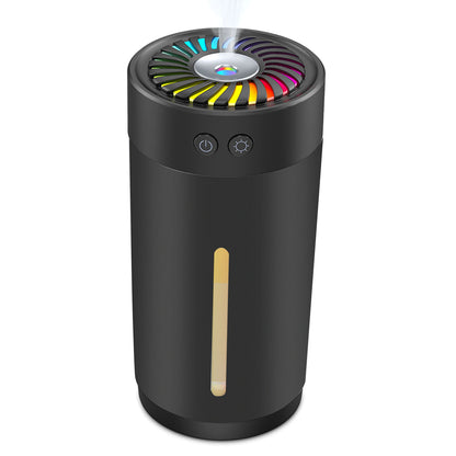 Mini Ultrasonic Humidifier USB with 7 Colors LED Light Dual Mist Modes